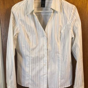 Taylor Marcs Striped Blouse-L
